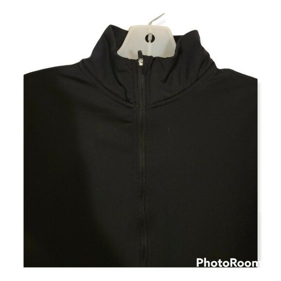 Nike Pro Womens Dri Fit Black Half Zip Pullover Size M - Picture 4 of 8